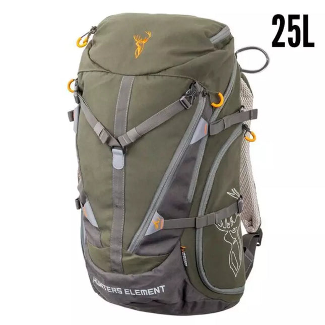 CLOTHING - HUNTERS ELEMENT CANYON PACK FOREST GREEN Shoalhaven Shooting
