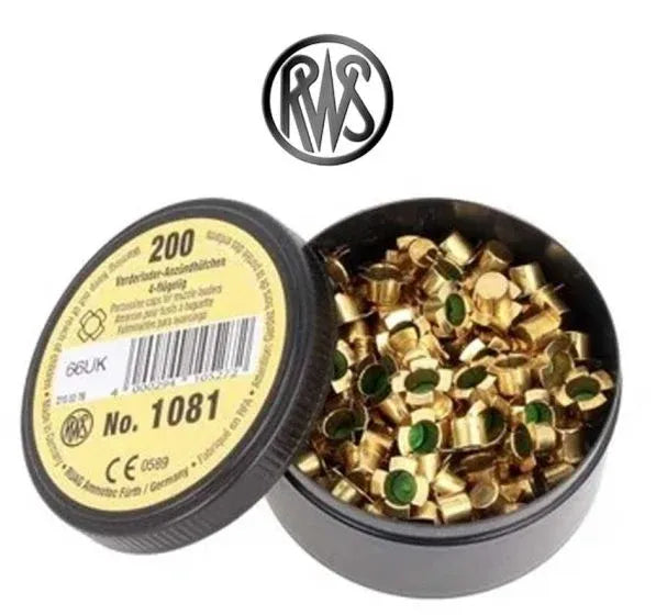 RWS PERCUSION CAPS 1081 WING MUSKET
