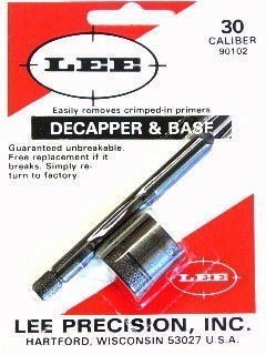 RE-LOADING - LEE DECAPPER & BASE 30CAL Shoalhaven Shooting