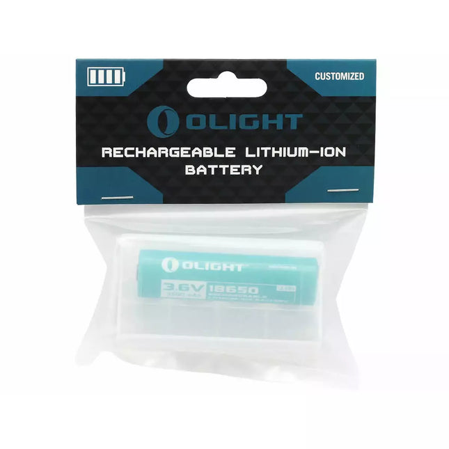 LIGHTING - OLIGHT RECHARGABLE BATTERY LITHIUM-ION BATTERY 18650 3500MAH 3.6V Shoalhaven Shooting